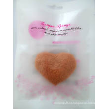 2014 Esponja facial más caliente Esponja de limpieza facial 100% natural Konjac Sponge (GW-KSD02RS)